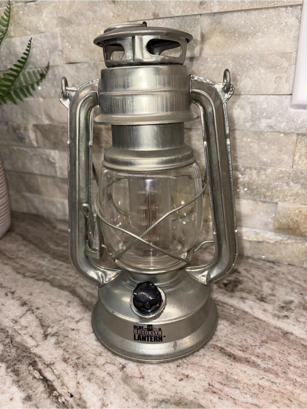 Olde Brooklyn LED old style lantern